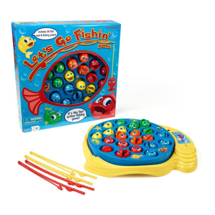Let's Go Fishin' Game by Pressman, The Original Fast-Action Fishing Game